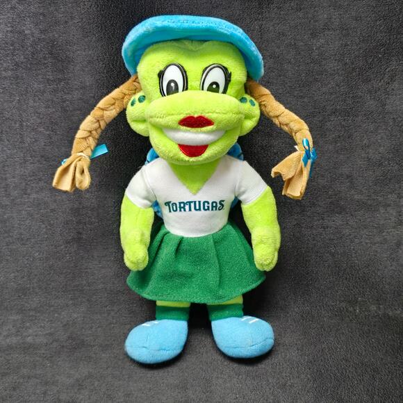 Mascot Factory Tortugas Turtle Plush Daytona Baseball Souvenir - Picture 1 of 9